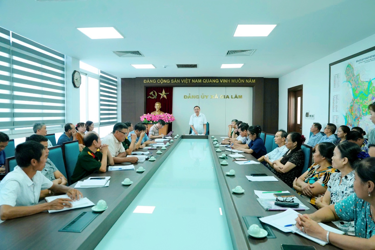 UBMTTQ Việt Nam xã Gia Lâm tổ chức hội nghị góp ý dự thảo văn kiện Đại hội Đảng- Ảnh 3.