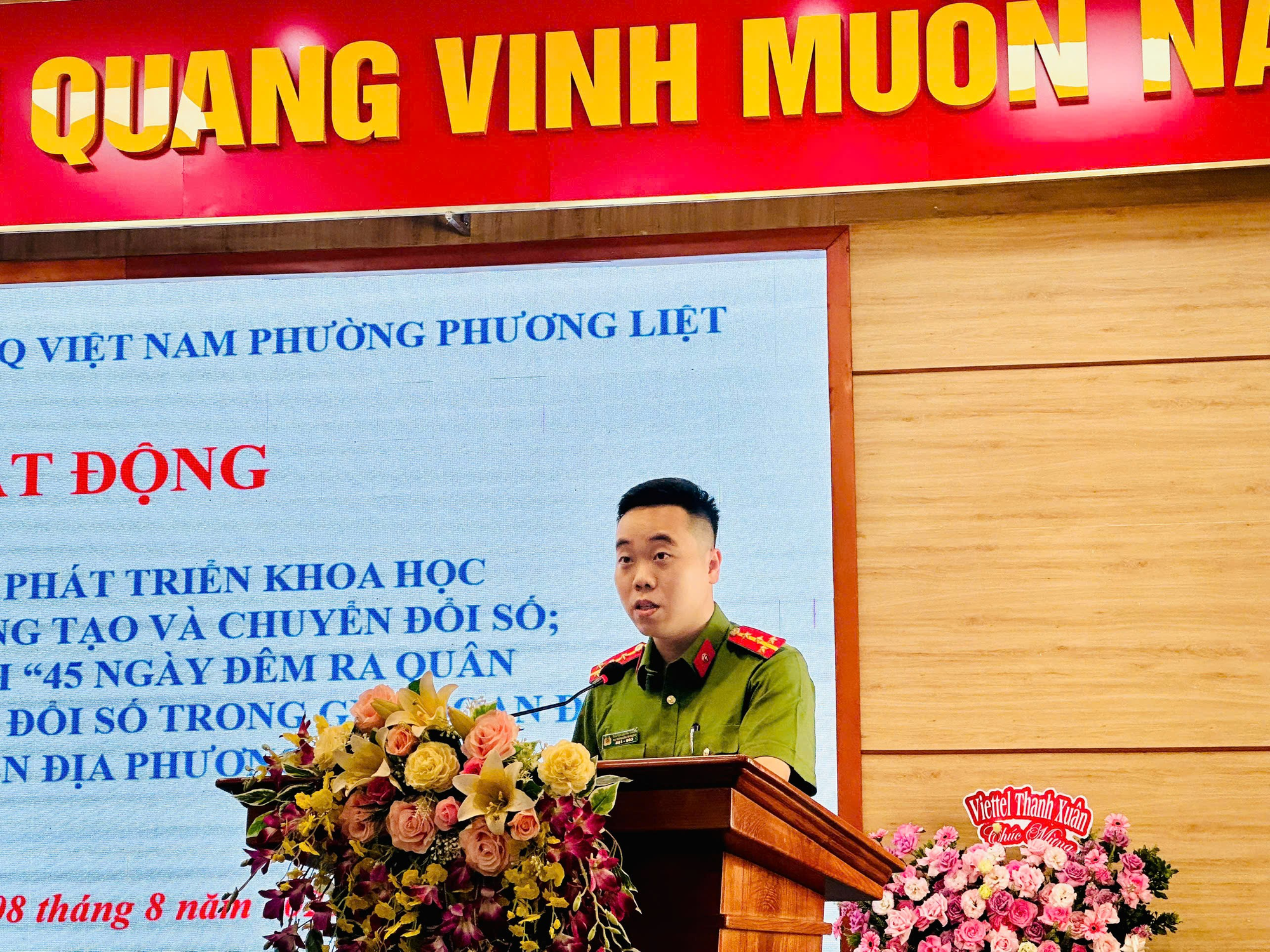 Phường Phương Liệt tổ chức Lễ phát động phong trào thi đua phát triển khoa học, công nghệ, đổi mới sáng tạo và chuyển đổi số; triển khai Chiến dịch “45 ngày đêm ra quân hỗ trợ hoạt động chuyển đổi số" - Ảnh 4.