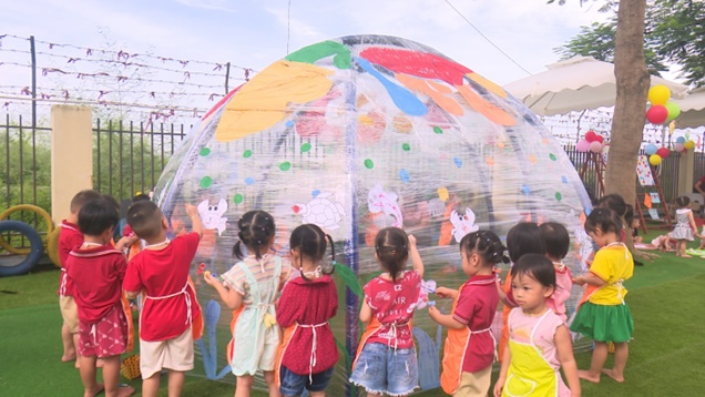Trường mầm non Đức Thượng tổ chức Ngày hội “Nước và sắc màu” hè 2025- Ảnh 5.