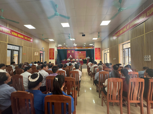 Ban Thường trực UBMT TQ Việt Nam xã tổ chức Hội nghị giao ban công tác Mặt trận tháng 7, phương hướng nhiệm vụ tháng 8 năm 2025- Ảnh 2.