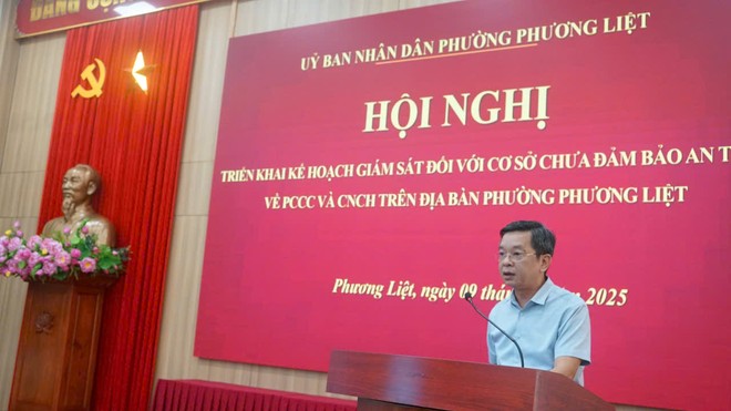 Giám sát chặt chẽ các cơ sở chưa đảm bảo an toàn về phòng cháy trên địa bàn phường Phương Liệt- Ảnh 3.