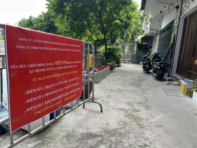 Bố trí 3 điểm trông xe miễn phí tại ga Cát Linh phục vụ nhân dân ngày Quốc khánh 2-9- Ảnh 3.