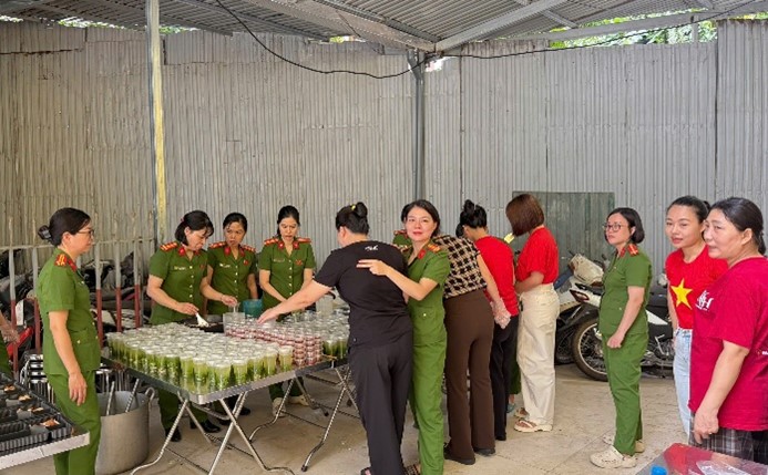Công an phường Yên Hòa quyết tâm bảo đảm tốt hậu cần cho nhiệm vụ A80- Ảnh 10.