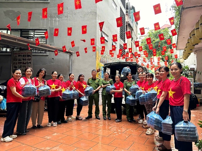 Công an phường Yên Hòa quyết tâm bảo đảm tốt hậu cần cho nhiệm vụ A80- Ảnh 8.