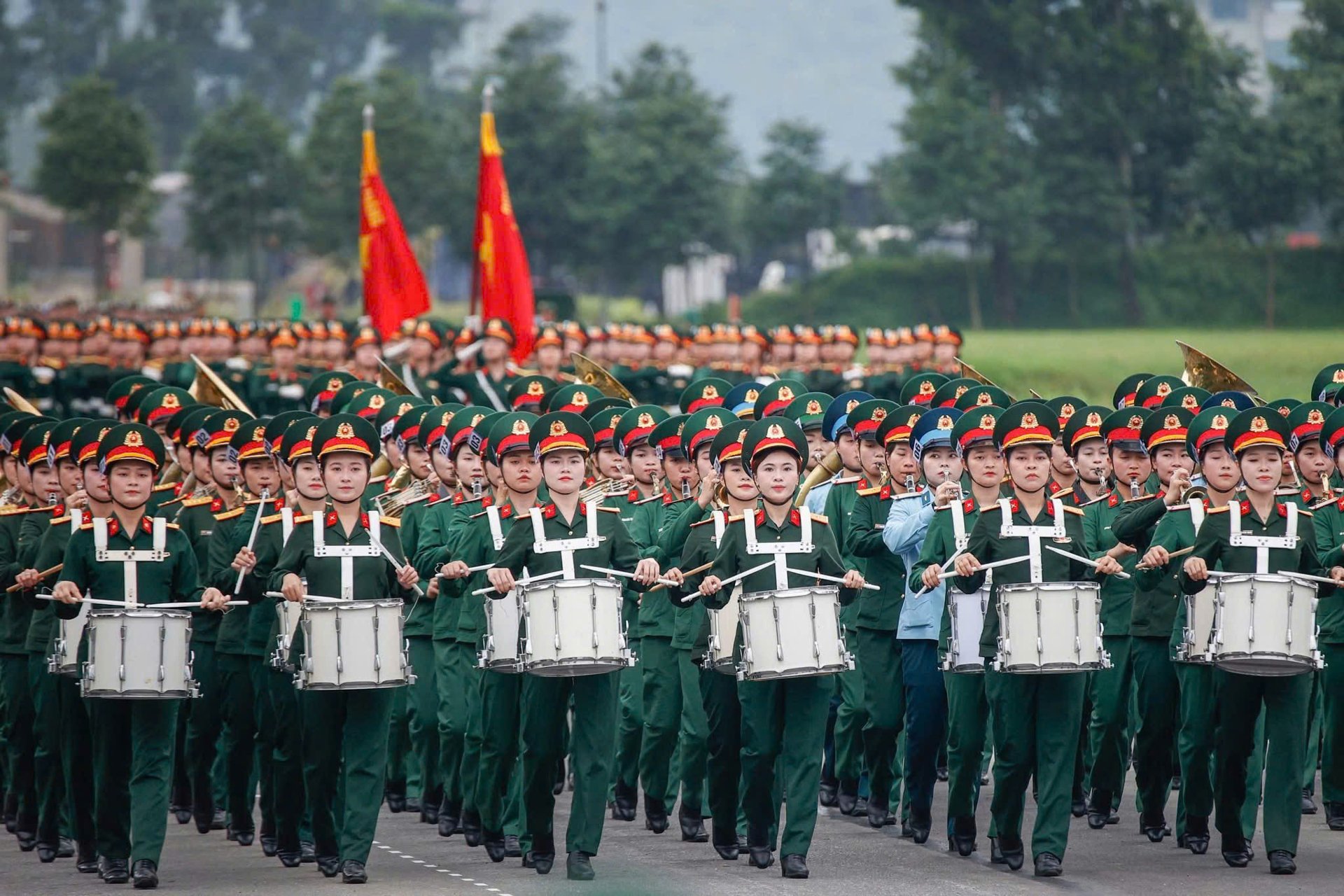 Vinh dự và tự hào người con Ứng Hoà: Thiếu úy khối Quân nhạc được tham gia 4 lần qua Lễ đài lịch sử- Ảnh 3.
