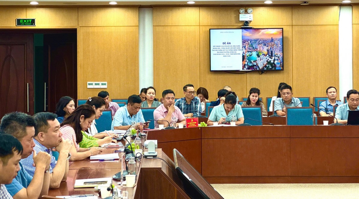 Đống Đa xây dựng Đề án đột phá về chuyển đổi số, hướng tới đô thị kiểu mẫu- Ảnh 1.