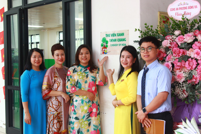 Khánh thành công trình "Thư viện xanh" tại trường Trung học cơ sở Thịnh Quang- Ảnh 11.