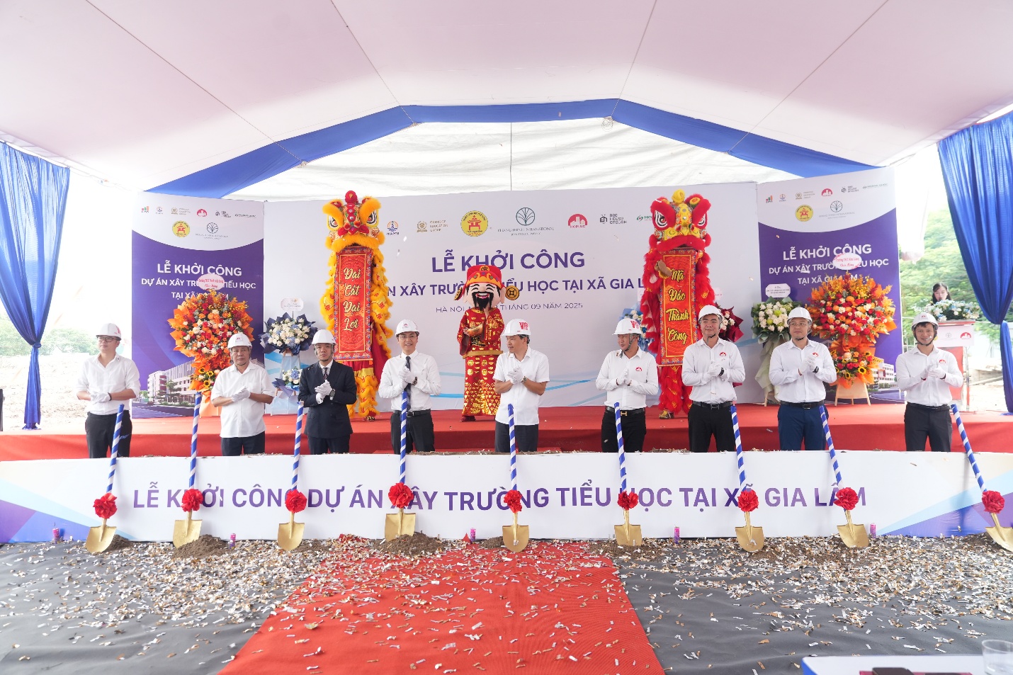 Lễ khởi công Dự án xây dựng Trường Tiểu học tại xã Gia Lâm- Ảnh 3.