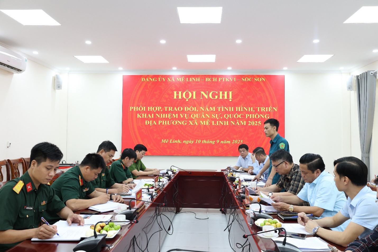 Mê Linh: Thực hiện tốt nhiệm vụ công tác quân sự - quốc phòng địa phương- Ảnh 1.