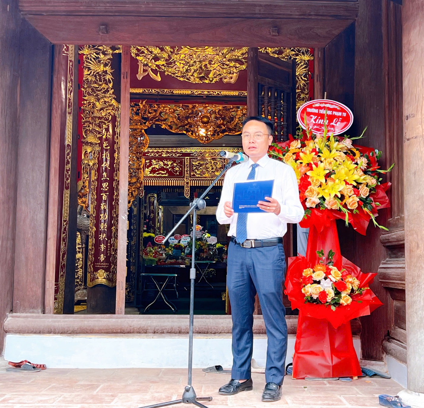 Phường Thanh Liệt: Kỷ niệm 1480 năm ngày hoá Đô Hồ Đại Vương Phạm Tu- Ảnh 3.