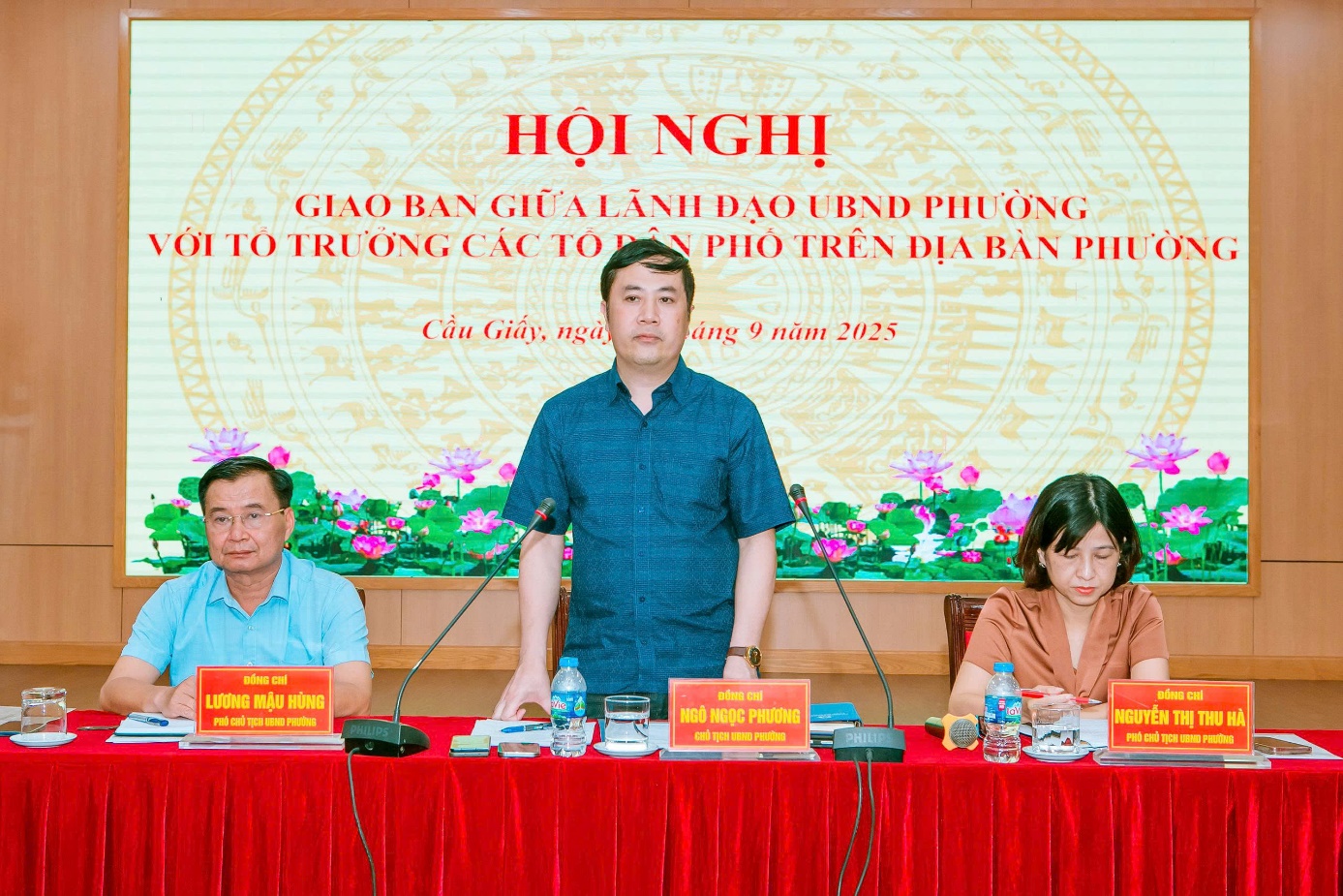Phường Cầu Giấy quyết tâm hoàn thành xuất sắc nhiệm vụ trọng tâm trong quý IV- Ảnh 1.