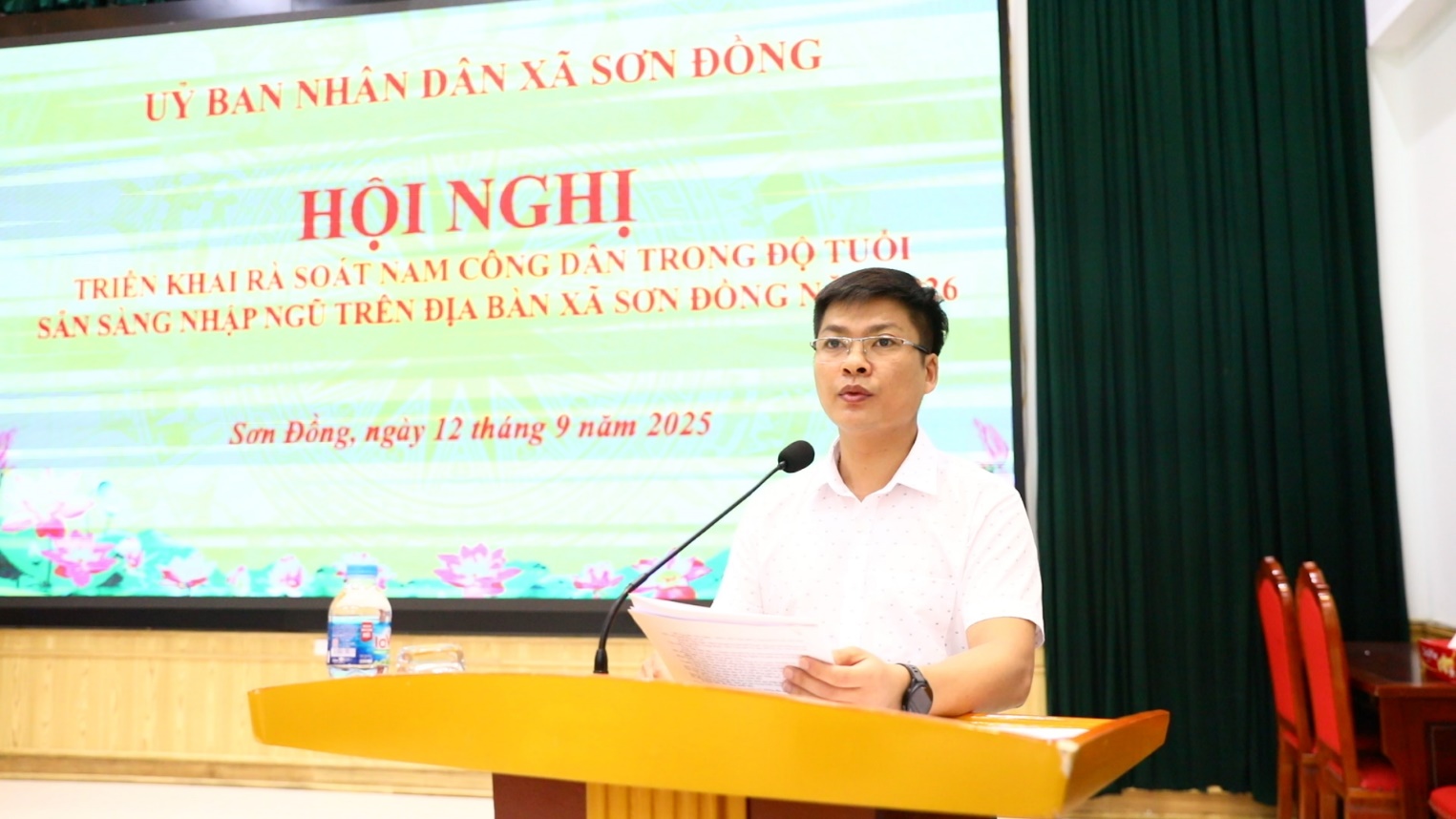 UBND xã Sơn Đồng tổ chức triển khai rà soát nam thanh niên trong độ tuổi sẵn sàng nhập ngũ năm 2026- Ảnh 2.