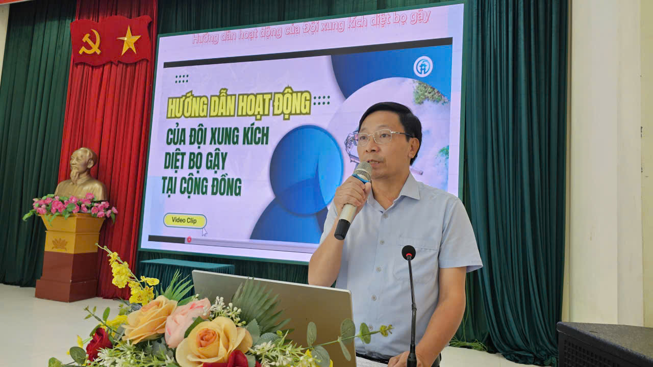 Tổ giám sát phòng chống dịch sốt xuất huyết xã Sơn Đồng được tập huấn nghiệp vụ- Ảnh 2.