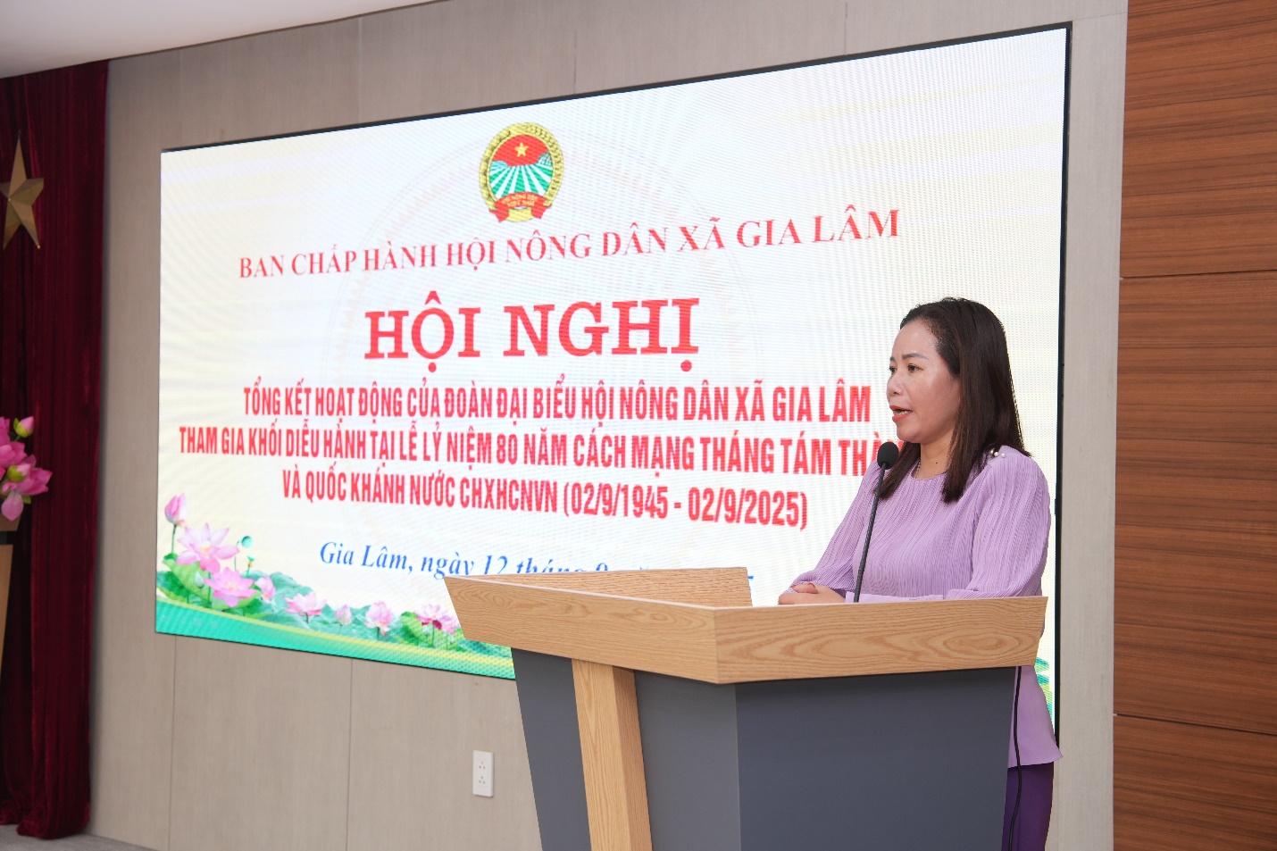 Hội Nông dân xã Gia Lâm tham gia thành công Khối diễu hành kỷ niệm 80 năm Cách mạng tháng Tám và Quốc khánh 2/9- Ảnh 4.