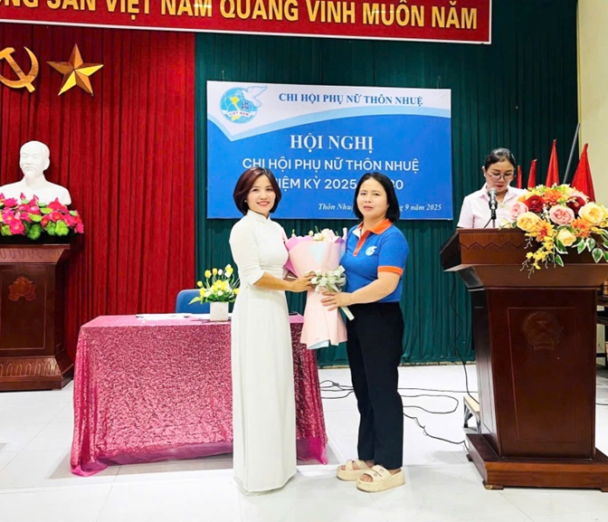 Hội Phụ nữ xã Hoài Đức tổ chức thành công 100% hội nghị Chi hội nhiệm kỳ 2025-2030- Ảnh 3.