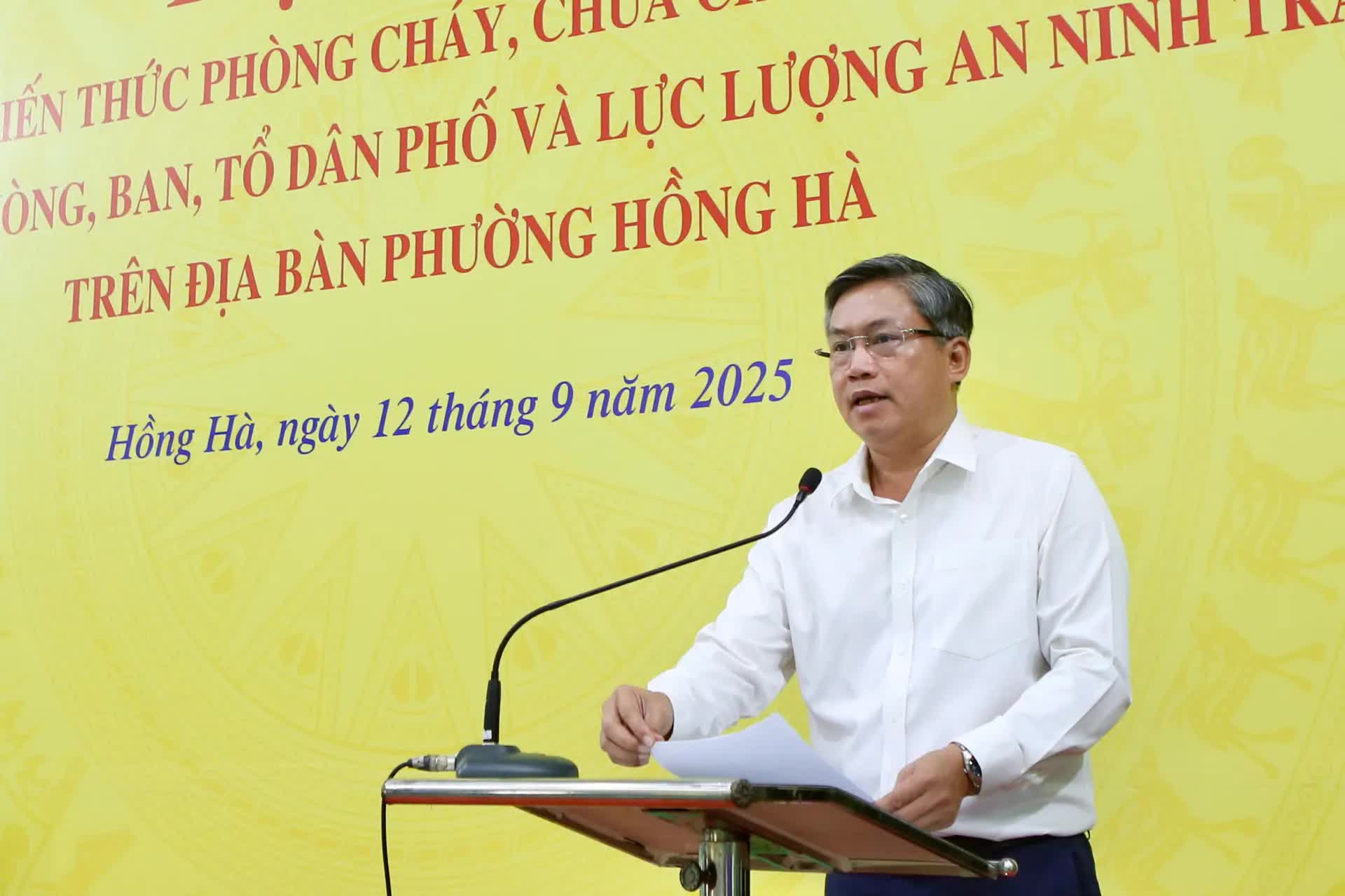 Phường Hồng Hà: Nâng cao nhận thức cộng đồng về PCCC&CNCH- Ảnh 2.