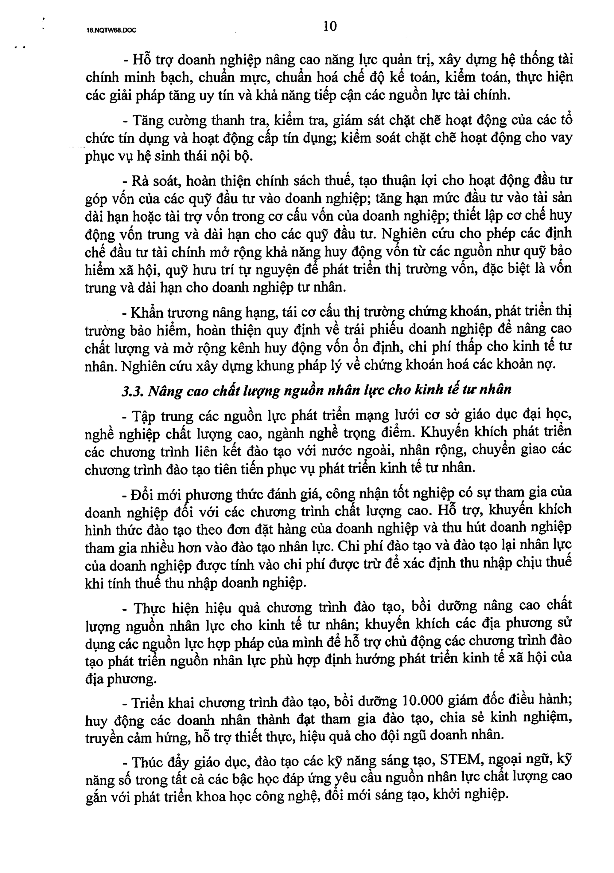 TOÀN VĂN: Nghị quyết số 68-NQ/TW về phát triển kinh tế tư nhân- Ảnh 10.