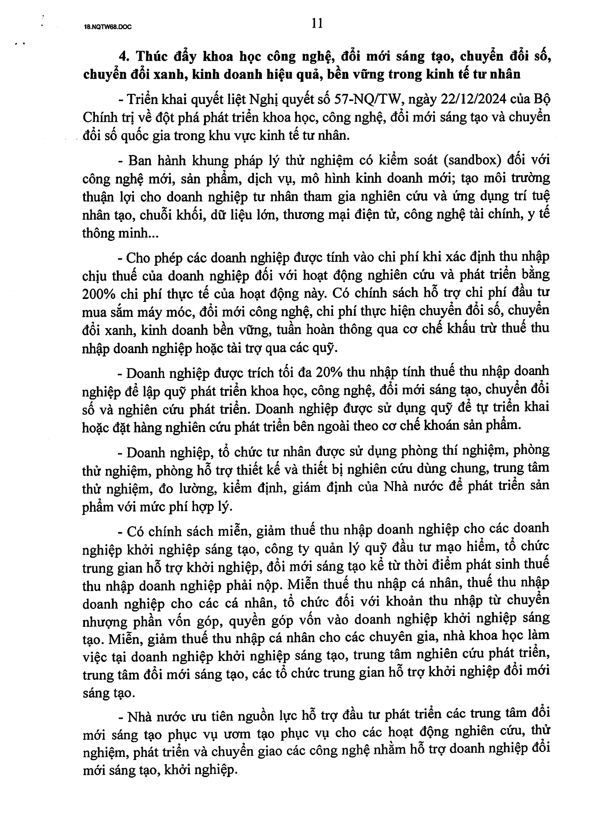 TOÀN VĂN: Nghị quyết số 68-NQ/TW về phát triển kinh tế tư nhân- Ảnh 11.