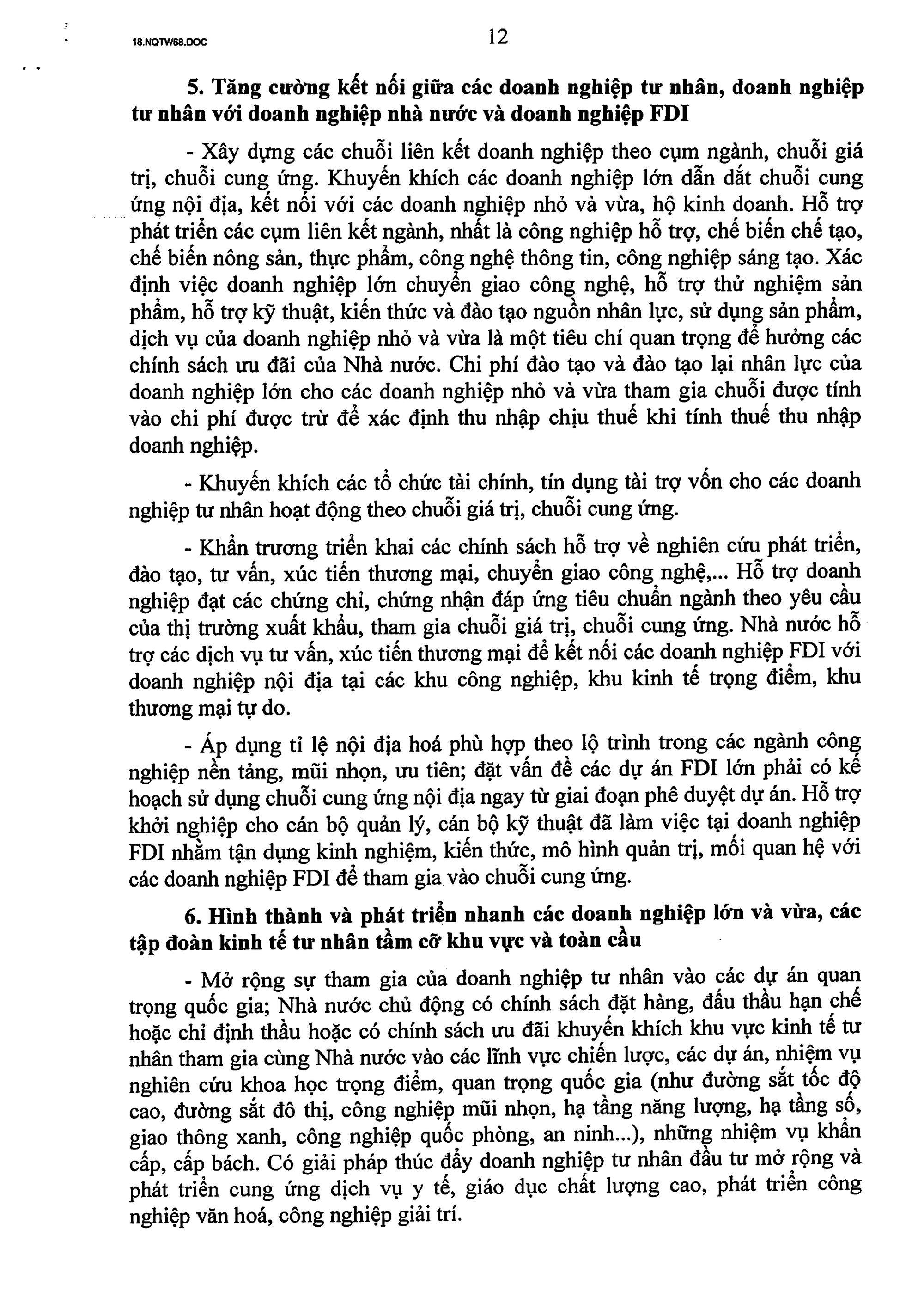 TOÀN VĂN: Nghị quyết số 68-NQ/TW về phát triển kinh tế tư nhân- Ảnh 12.