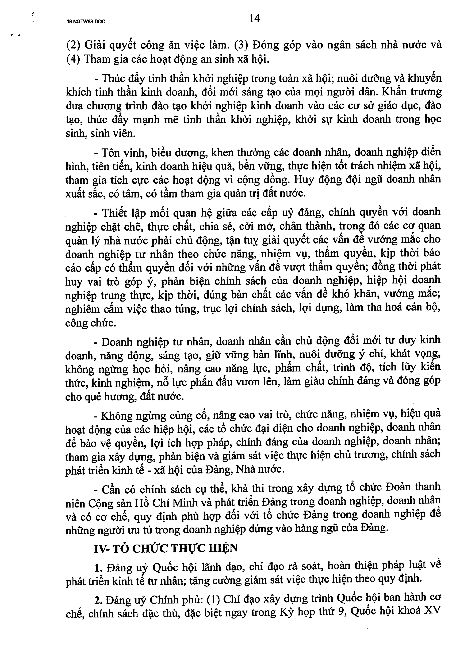 TOÀN VĂN: Nghị quyết số 68-NQ/TW về phát triển kinh tế tư nhân- Ảnh 14.