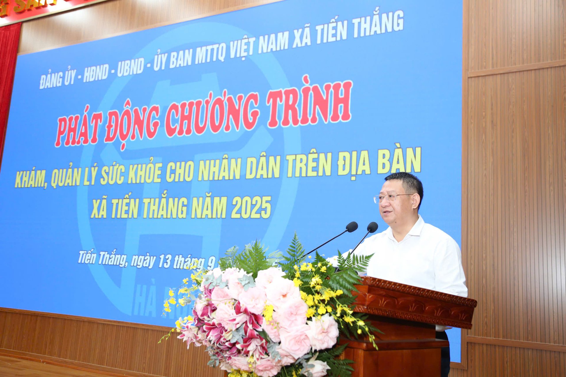 Hà Nội: Hơn 60.000 dân xã Tiến Thắng được khám, quản lý sức khỏe miễn phí- Ảnh 2.
