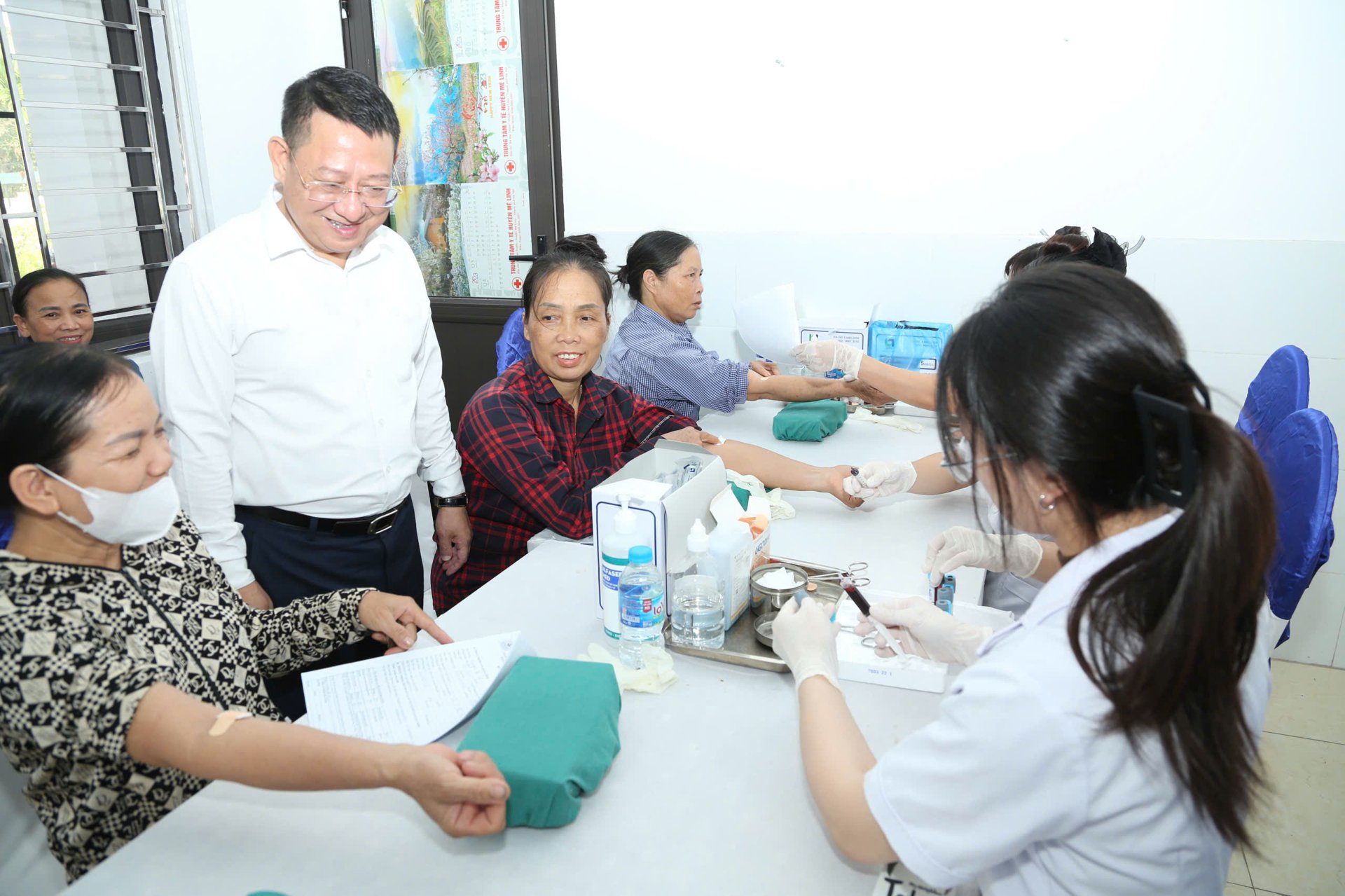 Hà Nội: Hơn 60.000 dân xã Tiến Thắng được khám, quản lý sức khỏe miễn phí- Ảnh 3.