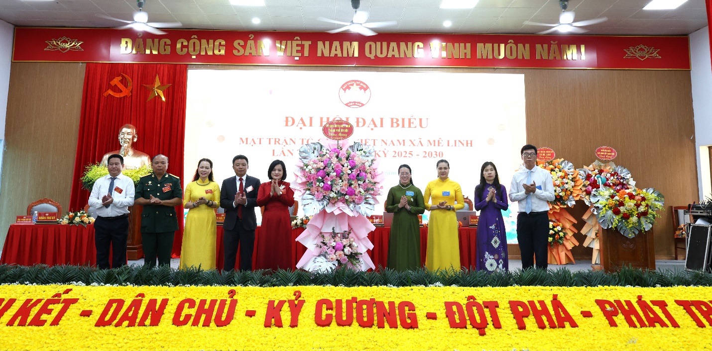 Đại hội MTTQ Việt Nam xã Mê Linh: Tăng cường khối đại đoàn kết, quyết tâm xây dựng quê hương giàu đẹp- Ảnh 4.