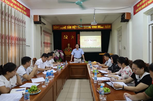 UBND xã Suối Hai tổ chức hội nghị nâng cao chất lượng hoạt động Trạm Y tế và quản lý hành nghề y dược ngoài công lập- Ảnh 1.