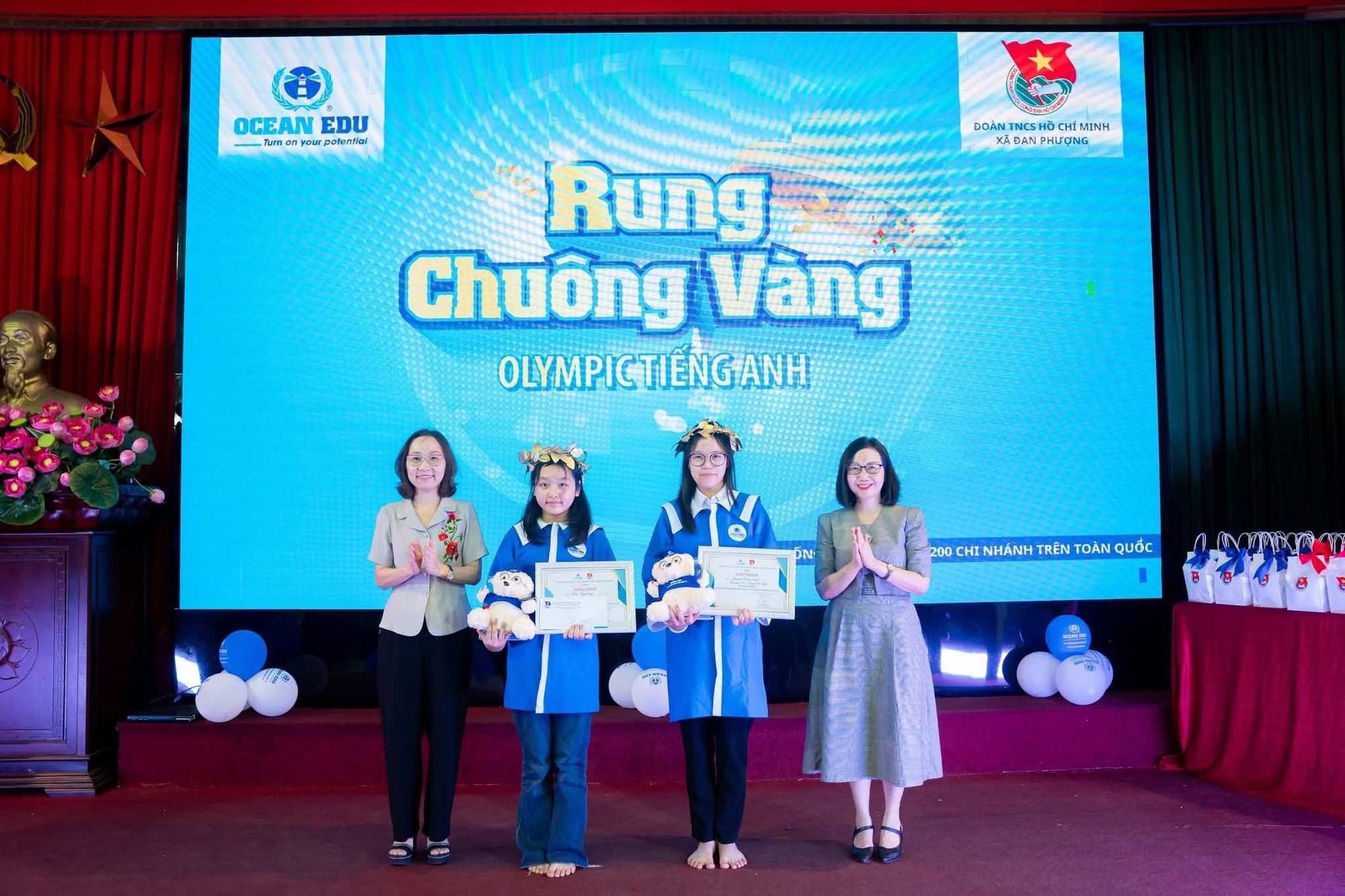 Xã Đan Phượng tổ chức thành công Chung kết Cuộc thi Rung chuông vàng - Olympic Tiếng Anh năm 2025- Ảnh 2.