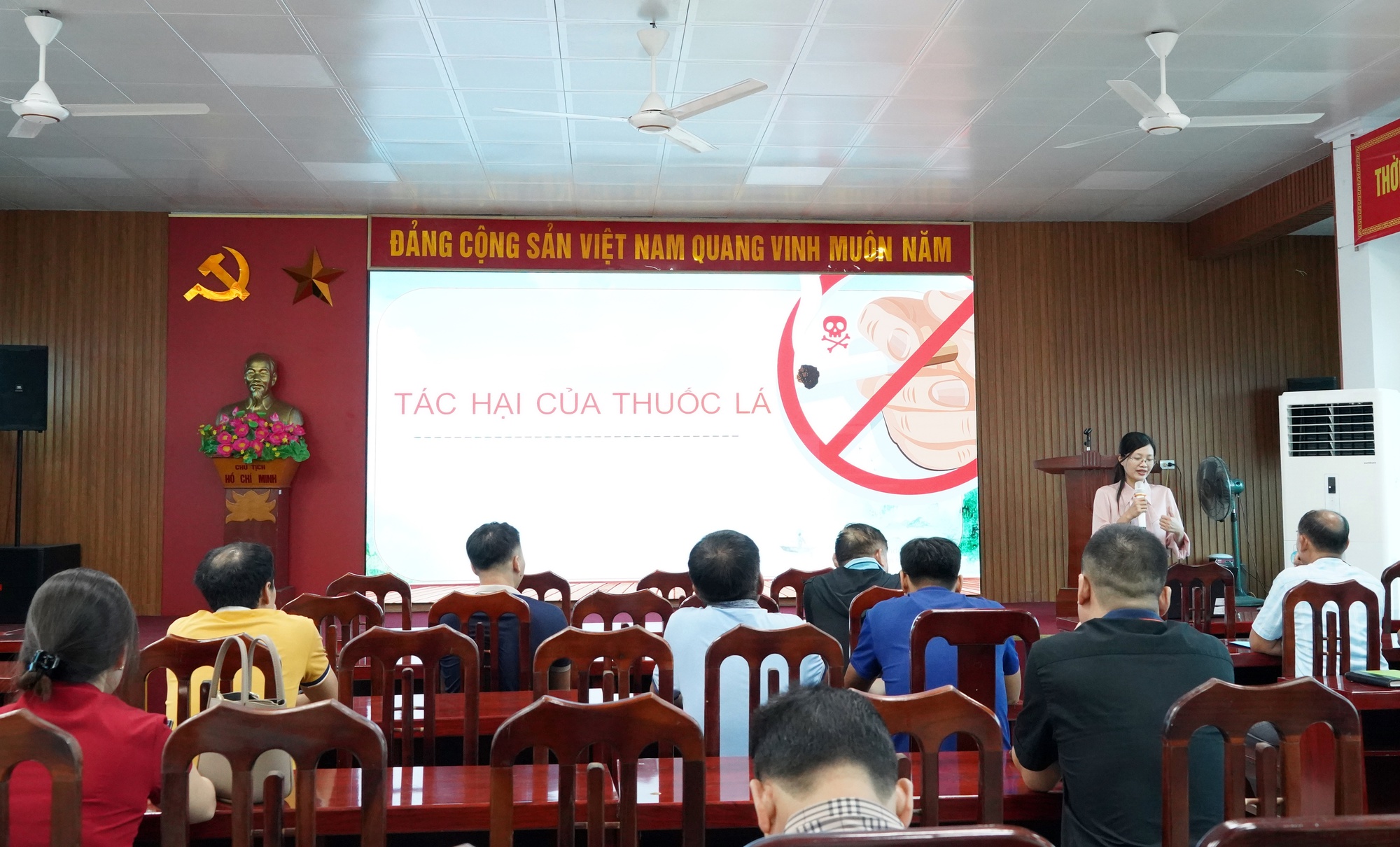 Phường Chương Mỹ tập huấn phòng, chống tác hại của thuốc lá- Ảnh 3.