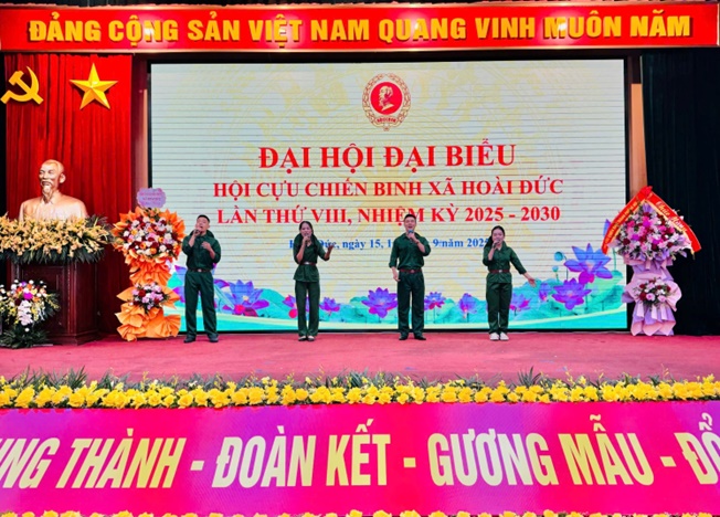 Hội Cựu chiến binh xã Hoài Đức tổ chức Đại hội đại biểu lần thứ VIII, nhiệm kỳ 2025-2030- Ảnh 6.