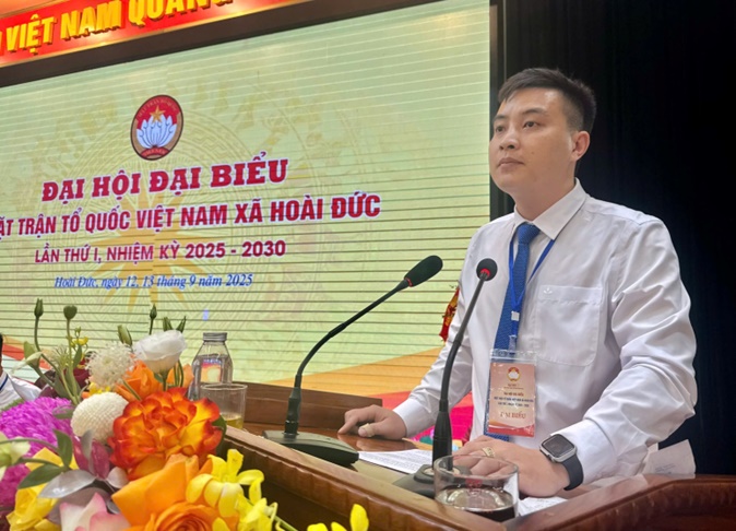 Đại hội đại biểu MTTQ Việt Nam xã Hoài Đức lần thứ I, nhiệm kỳ 2025 – 2030 thành công tốt đẹp- Ảnh 9.
