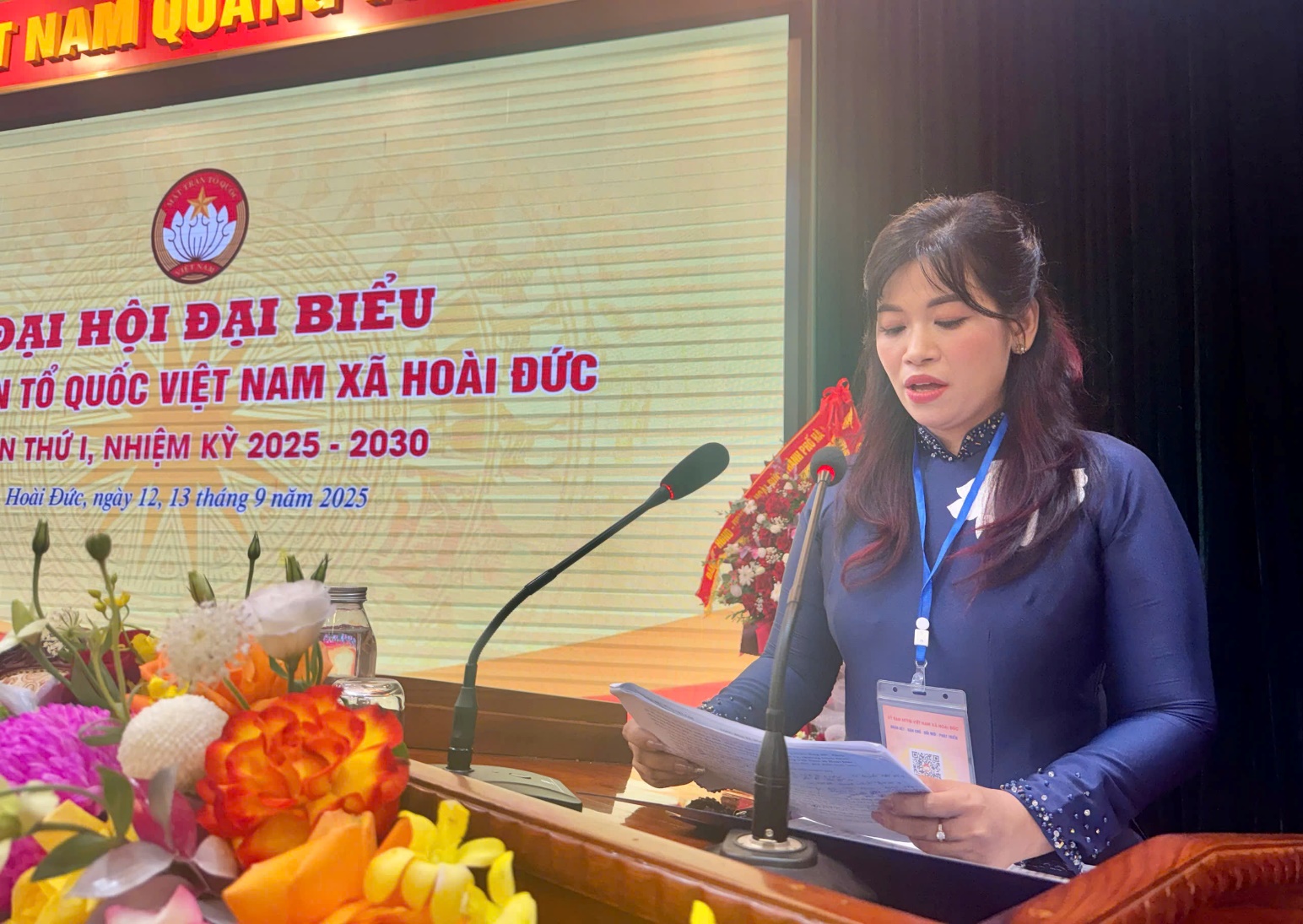Đại hội đại biểu MTTQ Việt Nam xã Hoài Đức lần thứ I, nhiệm kỳ 2025 – 2030 thành công tốt đẹp- Ảnh 3.