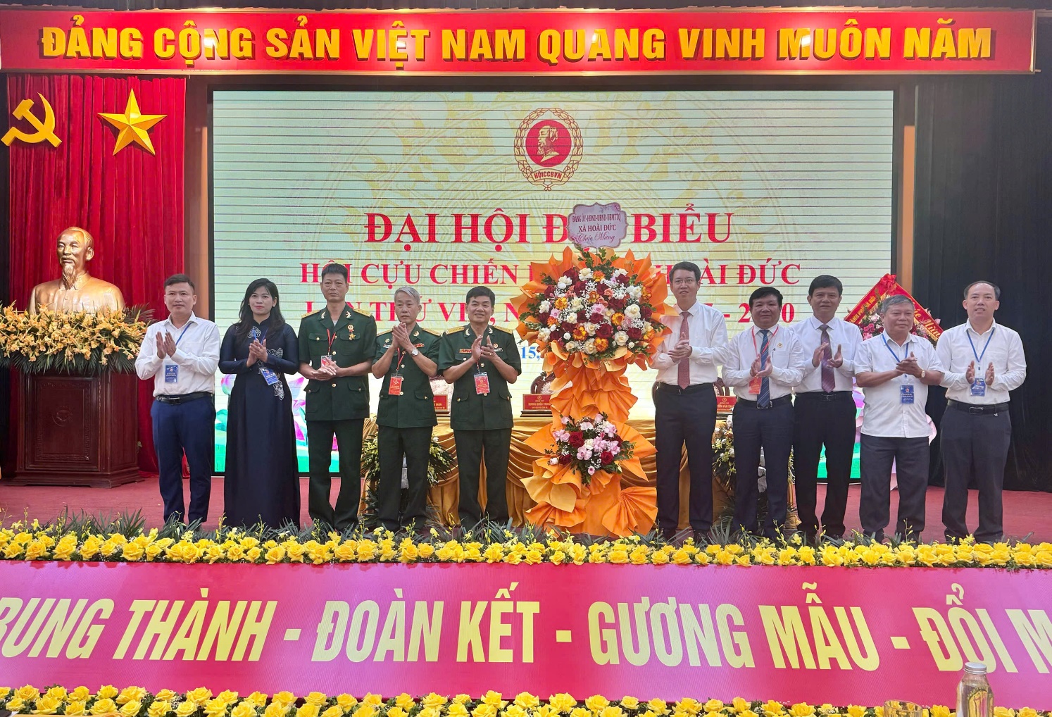 Hội Cựu chiến binh xã Hoài Đức tổ chức Đại hội đại biểu lần thứ VIII, nhiệm kỳ 2025-2030- Ảnh 2.