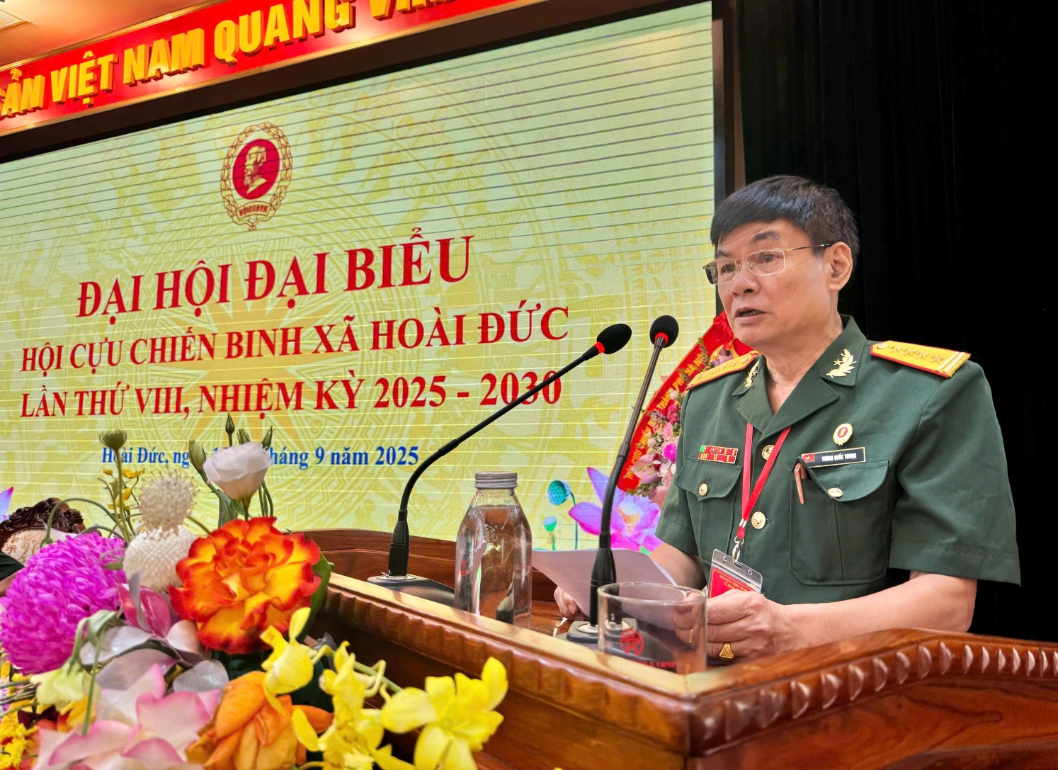 Hội Cựu chiến binh xã Hoài Đức tổ chức Đại hội đại biểu lần thứ VIII, nhiệm kỳ 2025-2030- Ảnh 4.