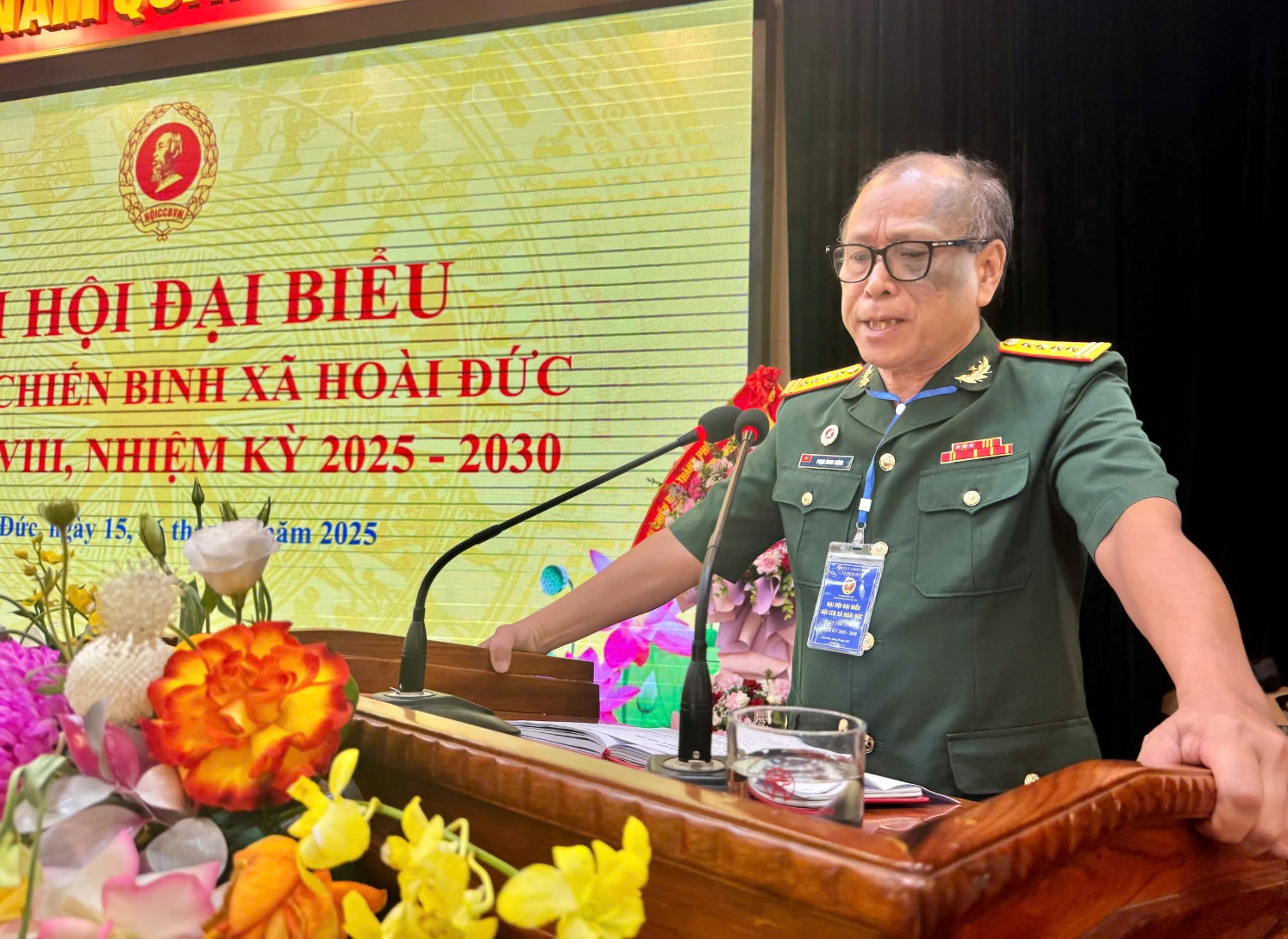 Hội Cựu chiến binh xã Hoài Đức tổ chức Đại hội đại biểu lần thứ VIII, nhiệm kỳ 2025-2030- Ảnh 11.