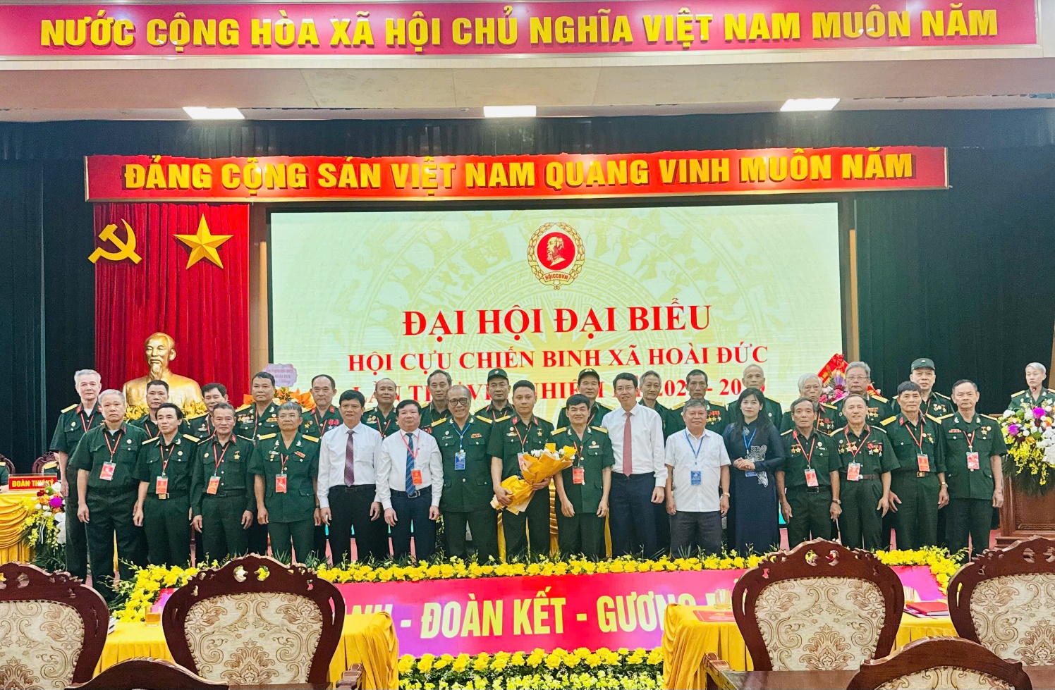 Hội Cựu chiến binh xã Hoài Đức tổ chức Đại hội đại biểu lần thứ VIII, nhiệm kỳ 2025-2030- Ảnh 13.