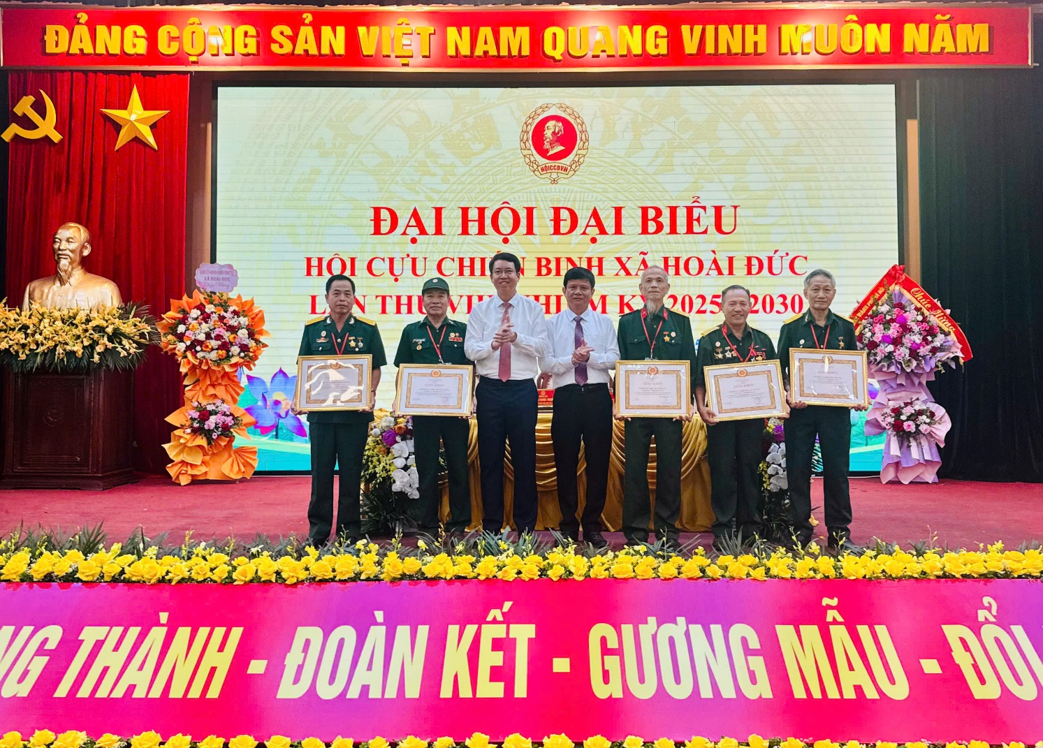 Hội Cựu chiến binh xã Hoài Đức tổ chức Đại hội đại biểu lần thứ VIII, nhiệm kỳ 2025-2030- Ảnh 14.