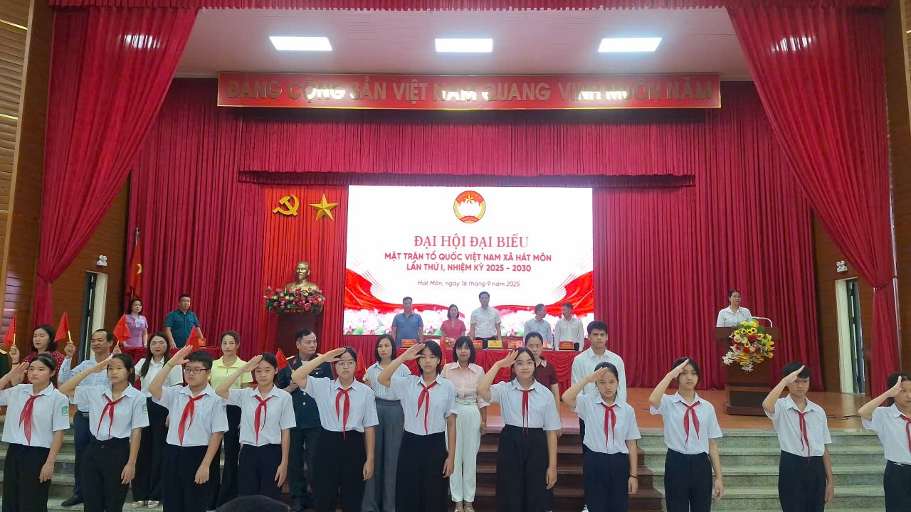 Tổng duyệt Đại hội MTTQ Việt Nam xã Hát Môn lần thứ nhất, nhiệm kỳ 2025–2030- Ảnh 2.