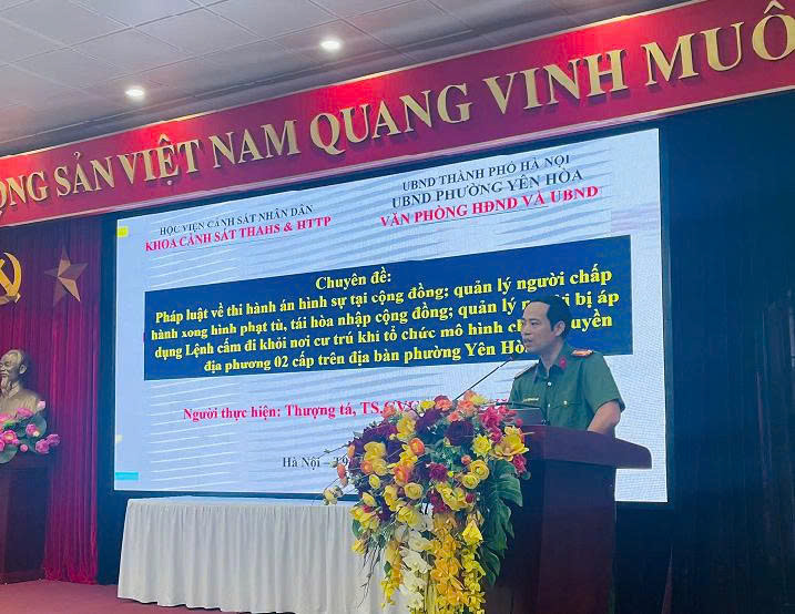 Tập huấn, tuyên truyền, phổ biến các quy định của pháp luật về quản lý thi hành án hình sự tại cộng đồng; người chấp hành xong hình phạt tù, tái hòa nhập cộng đồng; người bị áp dụng Lệnh cấm đi khỏi nơi cư trú- Ảnh 2.