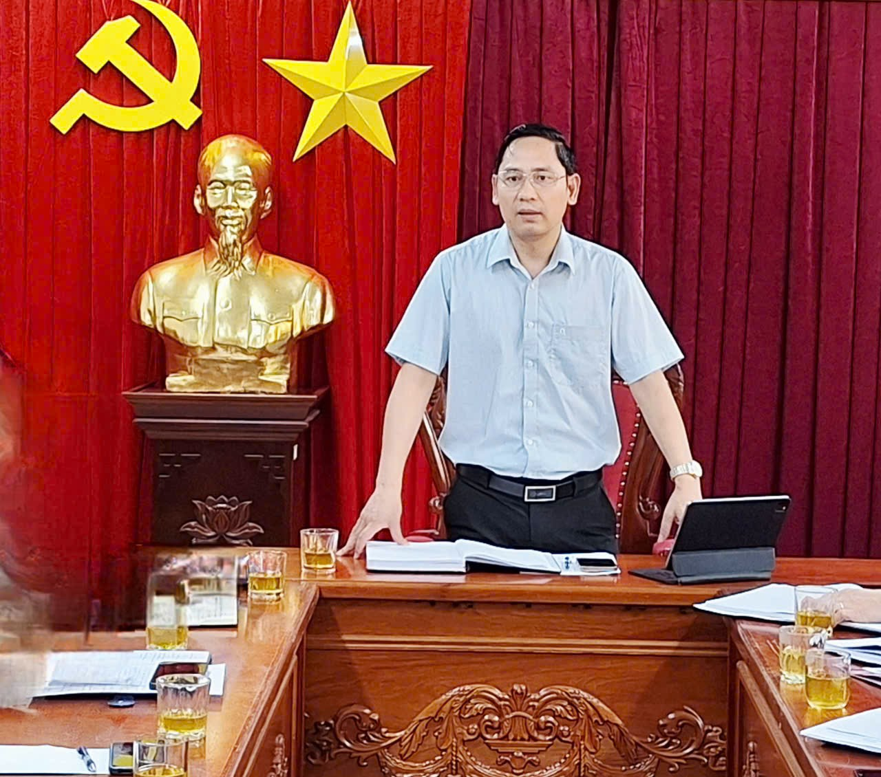 Thường trực HĐND xã giao ban với tổ trưởng, tổ phó tổ đại biểu HĐND xã- Ảnh 5.