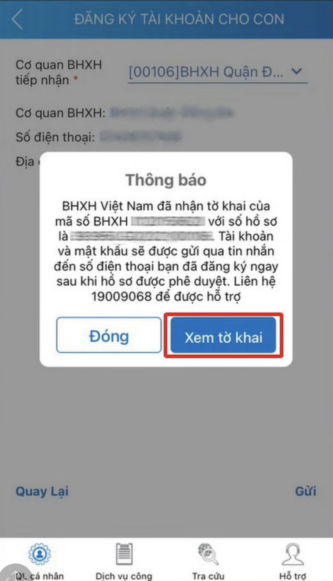 Hướng dẫn phụ huynh đăng ký VssID cho con- Ảnh 8.