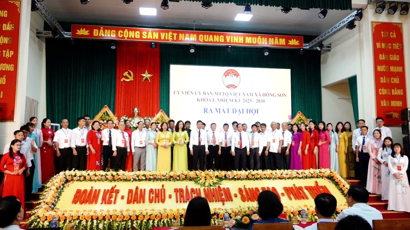 Đại hội đại biểu Mặt trận Tổ quốc Việt Nam xã Hồng Sơn lần thứ I, nhiệm kỳ 2025 - 2030 thành công tốt đẹp- Ảnh 6.