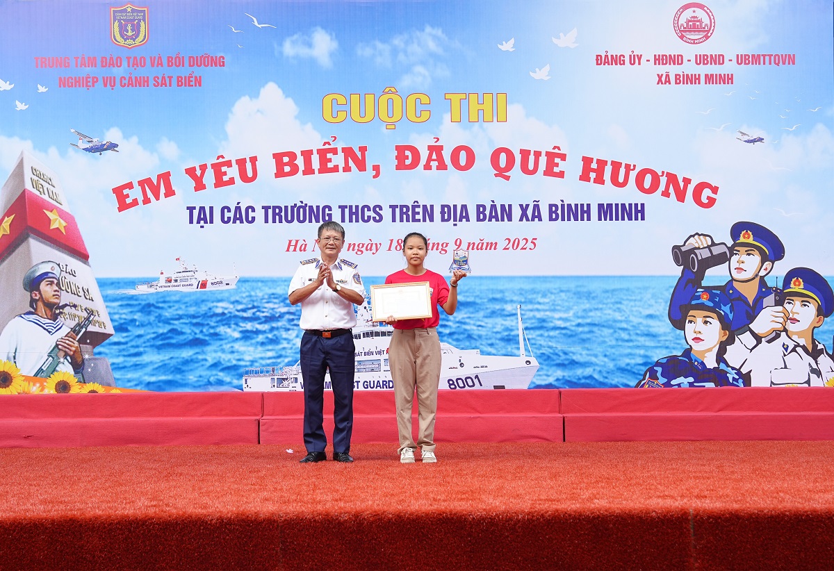 Sôi nổi Cuộc thi Em yêu biển, đảo quê hương tại xã Bình Minh, thành phố Hà Nội- Ảnh 7.