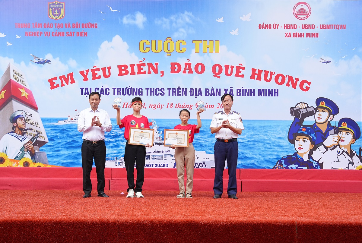 Sôi nổi Cuộc thi Em yêu biển, đảo quê hương tại xã Bình Minh, thành phố Hà Nội- Ảnh 8.