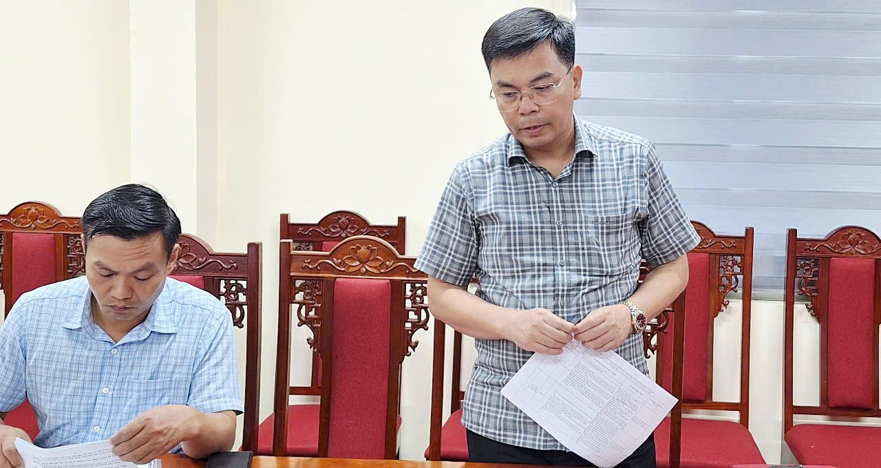 UBND xã Hát Môn làm việc với Ban Quản lý dự án đầu tư - hạ tầng- Ảnh 3.