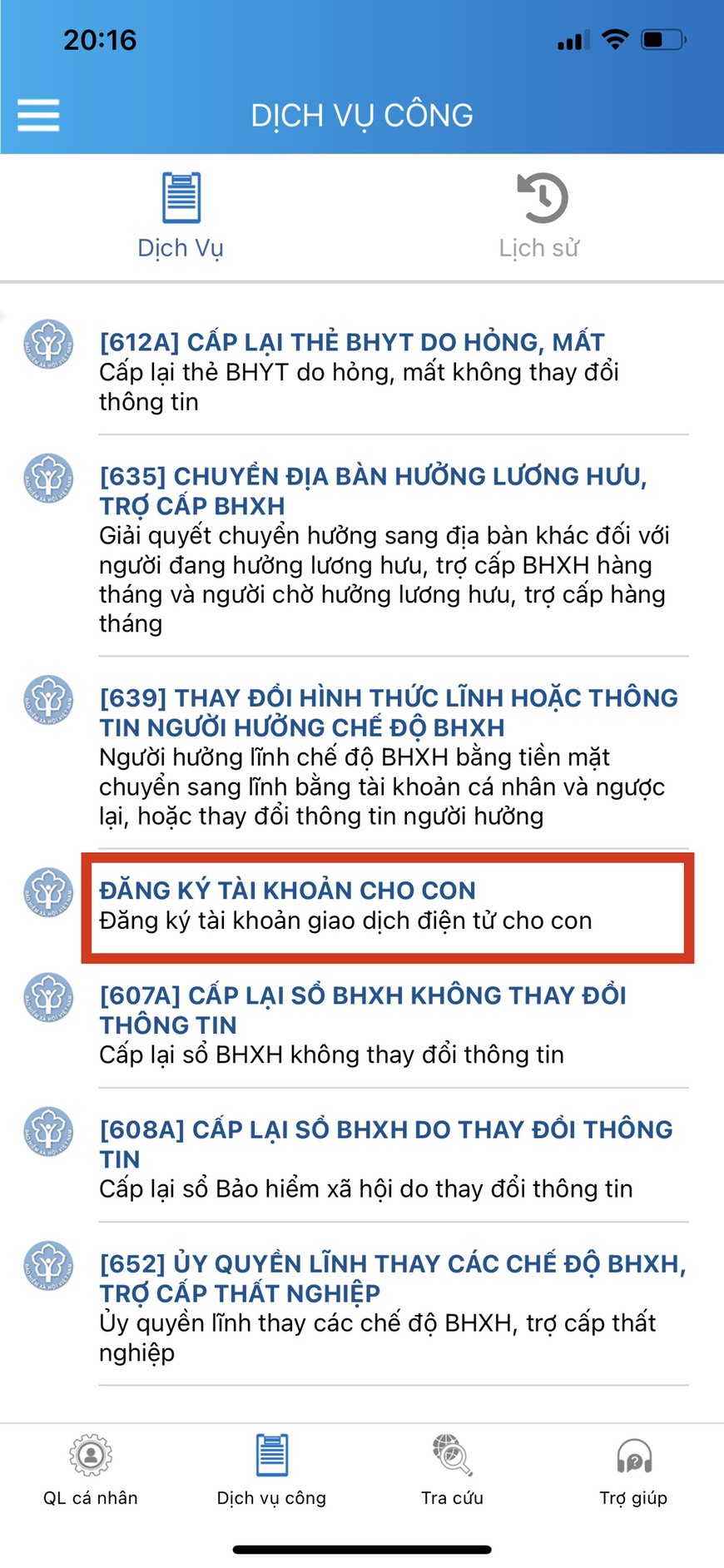 Hướng dẫn phụ huynh đăng ký VssID cho con- Ảnh 3.