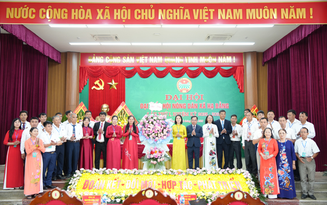 ĐẠI HỘI ĐẠI BIỂU HỘI NÔNG DÂN XÃ HẠ BẰNG LẦN THỨ NHẤT, NHIỆM KỲ 2025–2030- Ảnh 6.