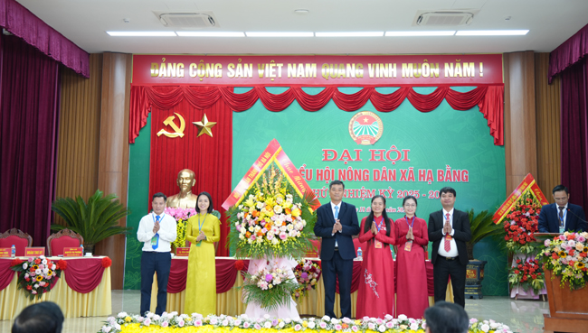 ĐẠI HỘI ĐẠI BIỂU HỘI NÔNG DÂN XÃ HẠ BẰNG LẦN THỨ NHẤT, NHIỆM KỲ 2025–2030- Ảnh 2.