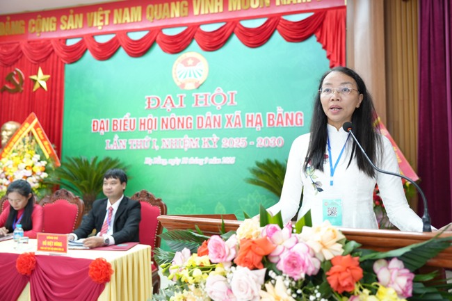 ĐẠI HỘI ĐẠI BIỂU HỘI NÔNG DÂN XÃ HẠ BẰNG LẦN THỨ NHẤT, NHIỆM KỲ 2025–2030- Ảnh 5.